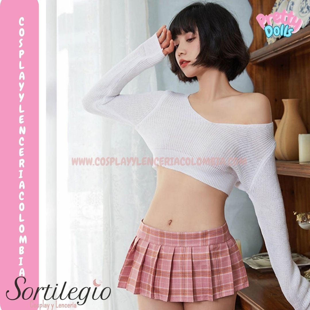 Uniforme colegiala Rosa Tejido